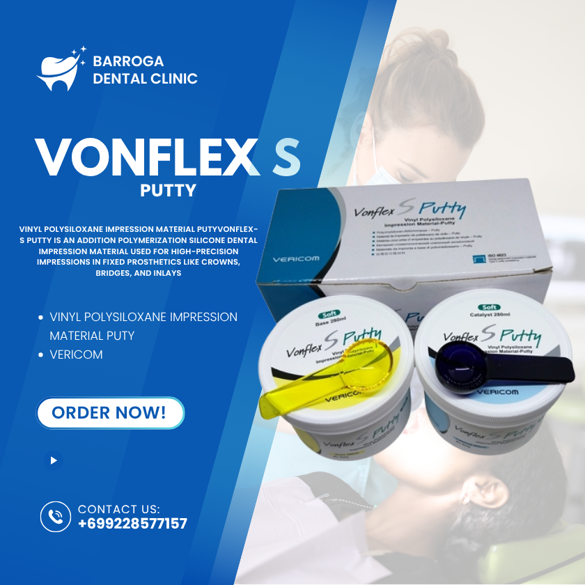 VONFLEX S PUTTY (Vinyl Polysiloxane Impression Material Putty) VONFLEX S PUTTY (Vinyl Polysiloxane Impression Material Putty)